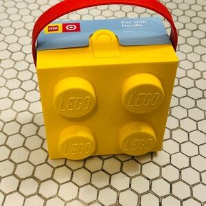 LEGO Yellow Storage Box with Handle